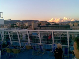 Ankunft in Genua