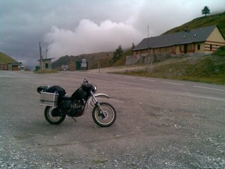 Blick vom Col de Larche nach Italien